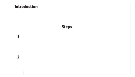 Steps Introduction 1 2 3