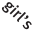 girl�s