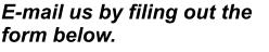 E-mail us by filing out the form below.